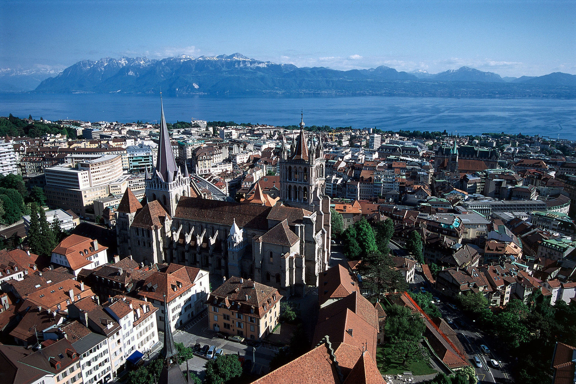 Lausanne Palace Tiện nghi bức ảnh View of the city of Lausanne